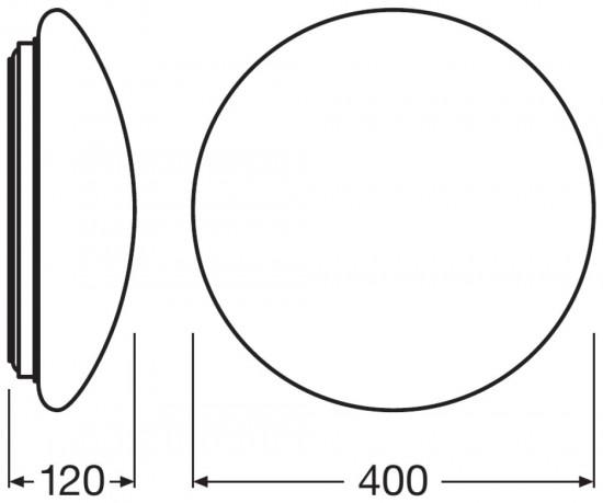 Immagine prodotto Ledvance Lampada a soffitto PLAFON SF CIRCULAR 400 S 24W 4000K IP44 (1920 lm)