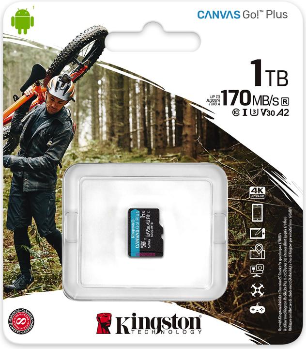 Produktbild Kingston Canvas Go Plus (1000 GB, microSDXC, U3, UHS-I)