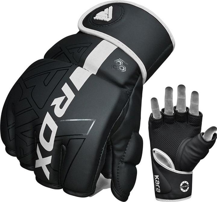 Actual product image Rdx Grappling Gloves F6 Matte White-M (M)