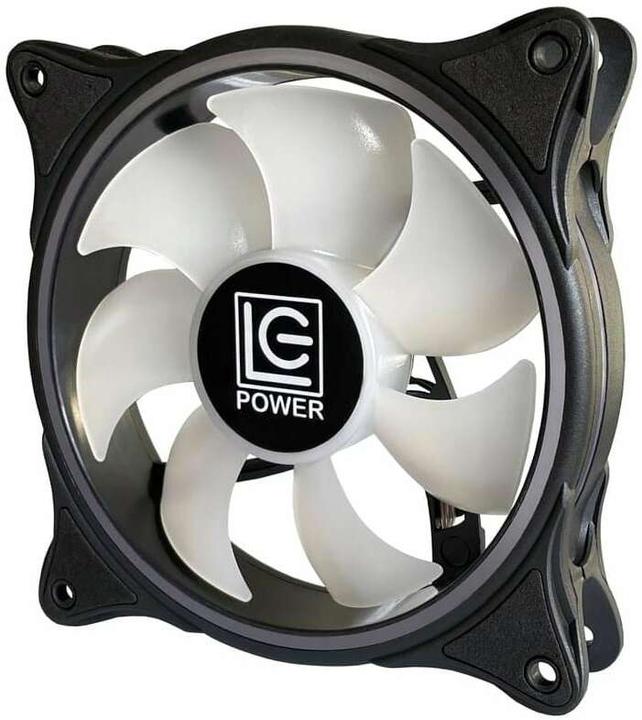 Actual product image LC-Power LC-CF-120-ARGB-B Black Housing fan 120mm 12x12CM retail (120 mm, 1 x)