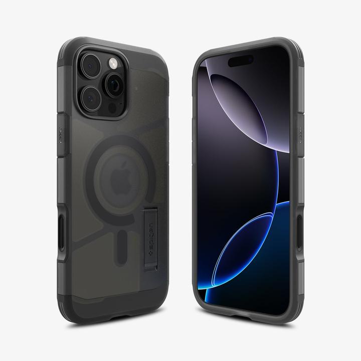 Actual product image Spigen - Tough Armor MagSafe - iPhone 16 Pro Max - Frost Black (Apple iPhone 16 Pro Max)