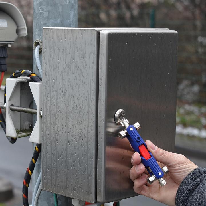 Produktbild Knipex Schaltschrankschlüssel JointKey Quadro (10 mm, 5 mm)
