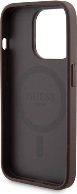 Actual product image Guess Zestaw GUBPM5P15X4GEMGW iPhone 15 Pro Max 6.7" hardcase + Powerbank 5000mAh MagSafe brązowy/br (Apple iPhone 15 Pro Max)