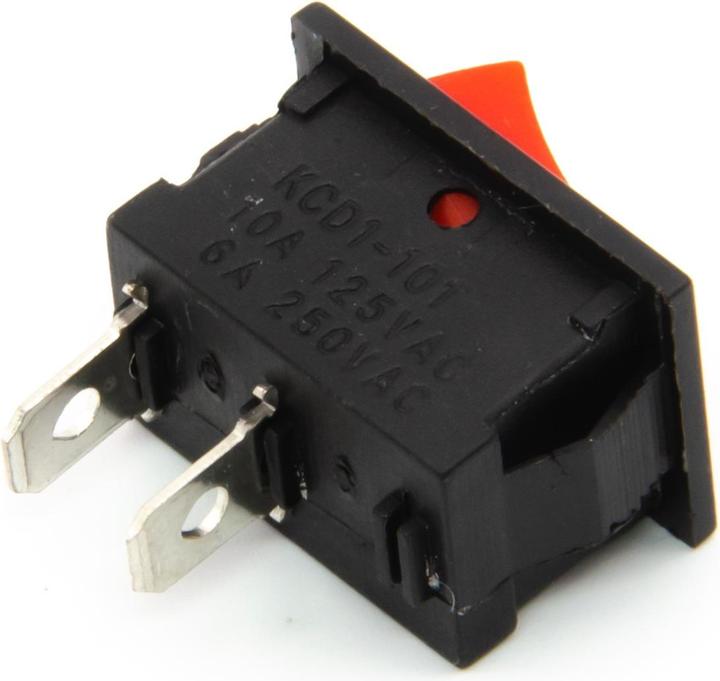Actual product image Purecrea KCD1-101 Toggle Switch On/Off Switch Red
