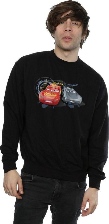 Actual product image Disney Mens Cars Lightning Vs Storm Sweatshirt (XL)