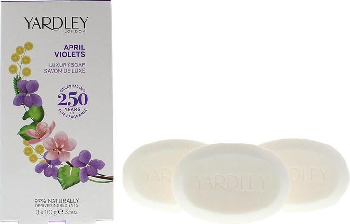 Produktbild Yardley April Violets (Hartseife, 100 ml)