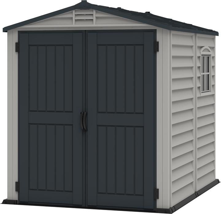 Actual product image Duramax Kunststoff Gerätehaus 186x190 Gartenhaus