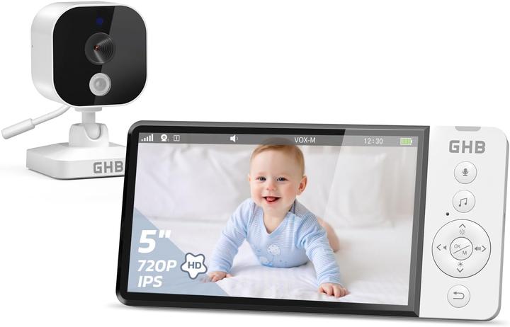 Immagine prodotto GHB Babyphone mit Kamera und 5 Zoll HD-Display (Video e audio)