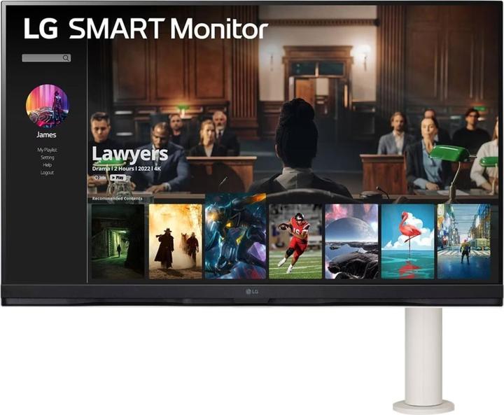 Produktbild LG Monitor Smart 32SQ780S-W (3840 x 2160 Pixel, 32")