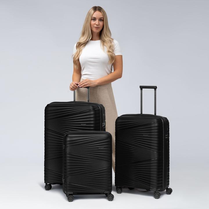 Actual product image Pactastic Collection 02 THE THREE SET 4 Rollen Kofferset 3-teilig (204 l, XL (from 140l))