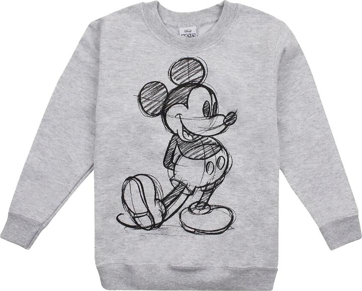 Actual product image Disney Girls Mickey Mouse Sketch Sweatshirt (128)
