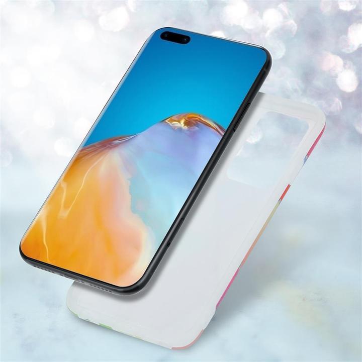 Produktbild Cadorabo IMD TPU Bunter Marmor Cover (Huawei P40 Pro+)