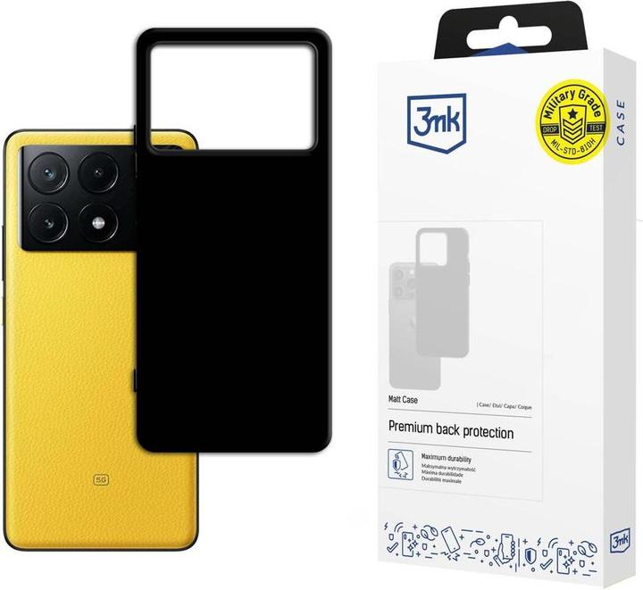 Produktbild 3MK Matt Case Poco X6 Pro 5G czarny/black (Xiaomi Poco X6 Pro)