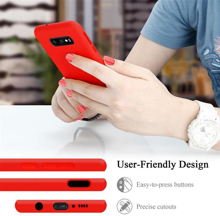 Actual product image Cadorabo TPU Liquid Silicone Case Cover (Samsung Galaxy S10e)