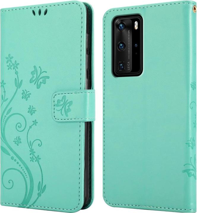 Image du produit Cadorabo Couverture du livre de fleurs (Huawei P40 Pro)