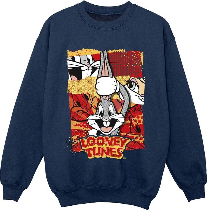 Produktbild Looney Tunes Bugs Rabbit Comic New Year Sweatshirt Jungen (140, 146)