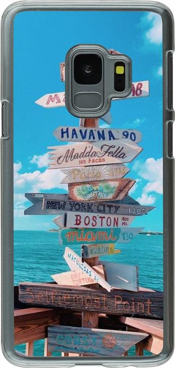 Actual product image PhoneLook Coque transparent Cool Cities Directions (Samsung Galaxy S9)