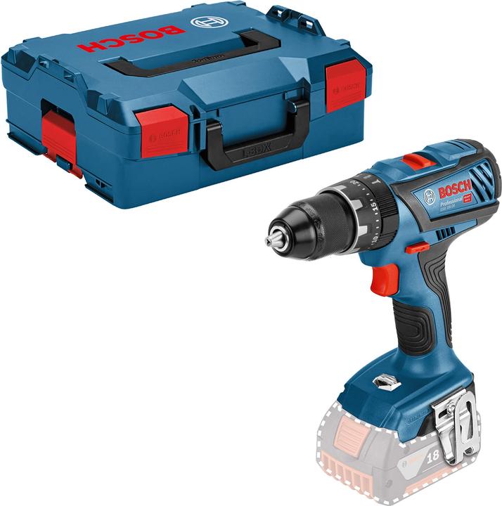 Immagine prodotto Bosch Professional Trapano a percussione a batteria GSB 18V-28, Versione Solo, L-BOXX (Batteria ricaricabile)