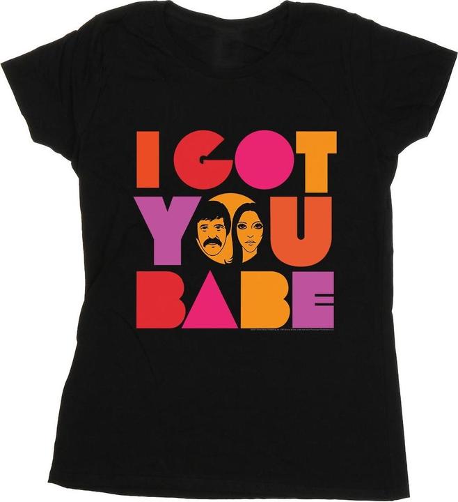 Immagine prodotto Sonny & Cher I Got You Maglietta Donna (M)