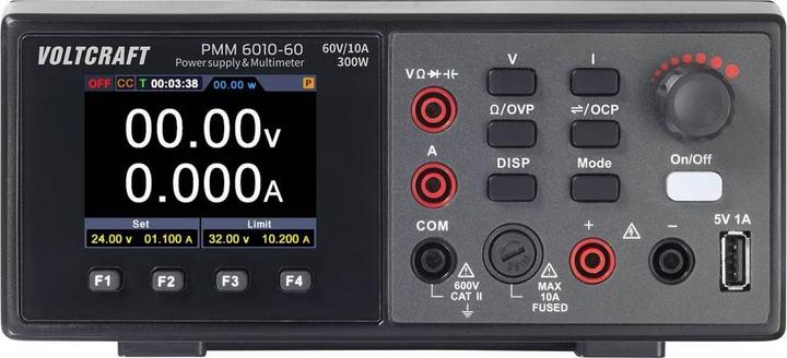 Image du produit Voltcraft PMM 6010-60 Multimeter und Netzgerät digital CAT II 600 V Anzeige (C (CAT II 600V)