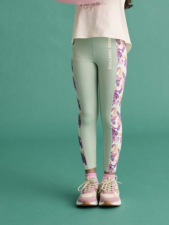 Produktbild Vertbaudet Mädchen Sport-Tights mit Print-Streifen an der Seite (104)