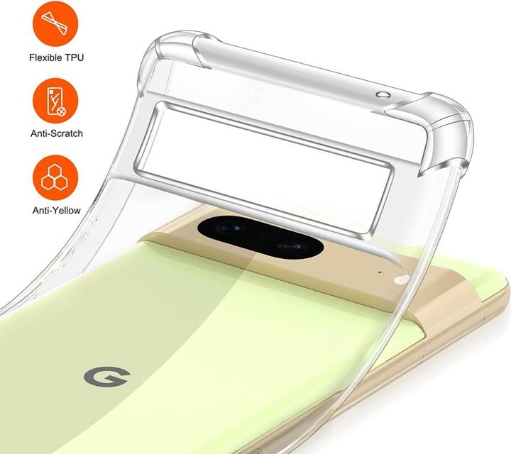 Image du produit Screenguard Google Pixel 7 Cover Crystal Soft Airbag Bumper (Google Pixel 7)
