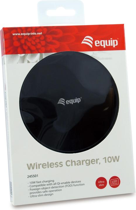 Actual product image equip Wireless charger, for Qi enabled devices (10 W)