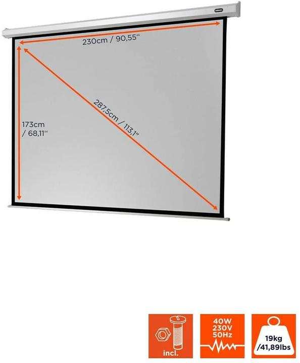 Produktbild Celexon Motor Economy, Leinwand, 4:3 (116.54", 4:3)