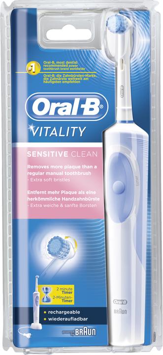 Image du produit Oral-B Vitality Sensitive Clean (avec minuterie) (Brosse à dents oscillo-rotative)