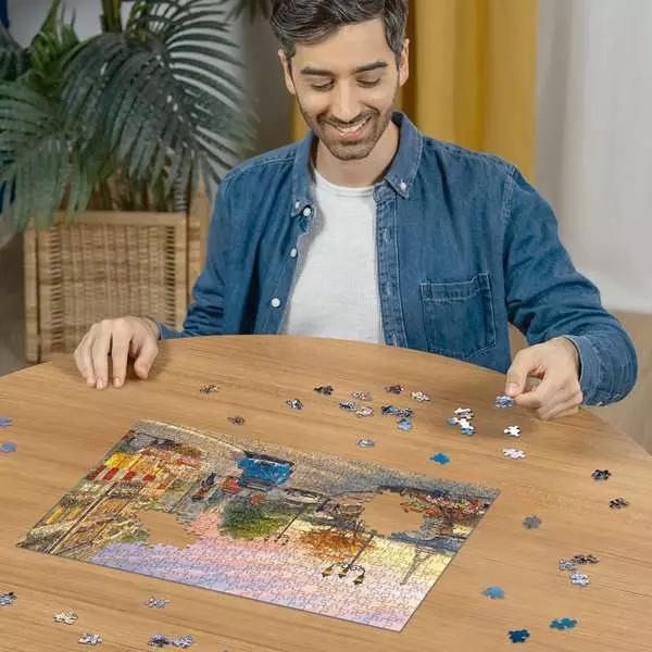 Actual product image Ravensburger Jigsaw puzzle Evening mood in Paris, 500 pieces. (500 pieces)