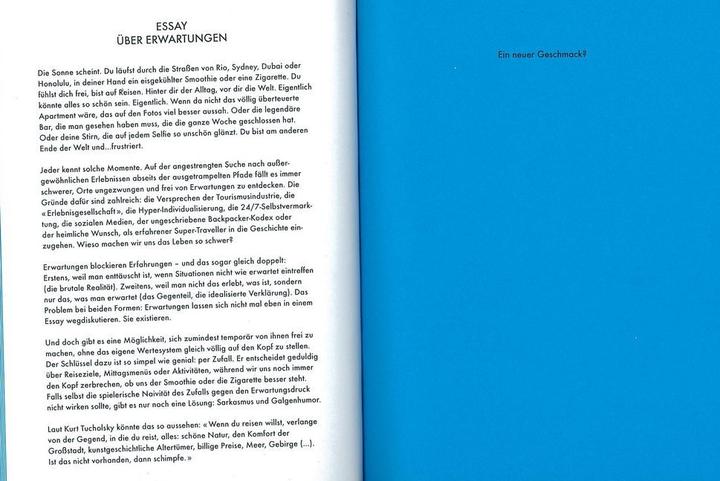 Produktbild Reiseführer des Zufalls (Deutsch, Lena Grossmüller, 2015)