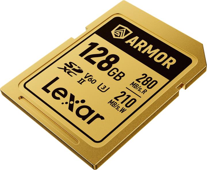 Image du produit Lexar Armor Gold (128 Go, SDXC, U3, UHS-II)