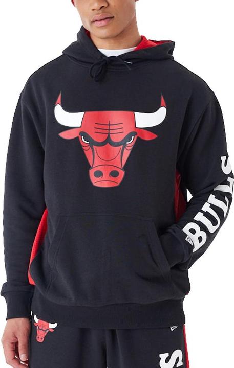 Actual product image New Era Oversized Hoody MESH PANEL Chicago Bulls (S)