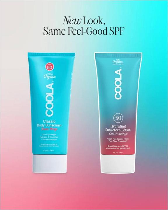 Immagine prodotto Coola Suncare Classic Body Sunscreen Guava Mango SPF 50 (Crema solare, SPF 50, 148 ml)