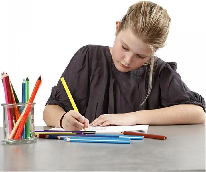 Actual product image Creativ Company Coloured pencils Jumbo 12 x 12 pieces Multicoloured (Multicoloured, 144 x)
