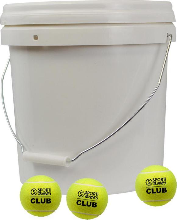Sporti eimer mit 36 club-tennisbällen