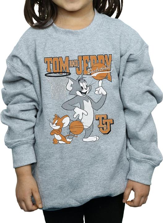Produktbild Tom & Jerry Spinning Basketball Sweatshirt Mädchen (140, 146)