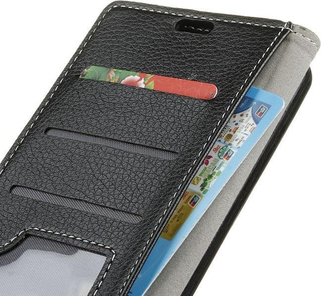 Image du produit MU Classic Couverture en cuir Litchi série II (Wiko Sunny 3)