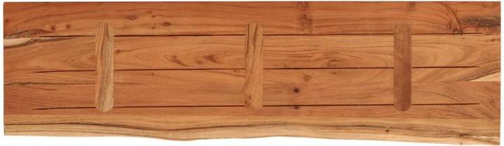 Image du produit VidaXL Étagère murale Rectangulaire Bord d'arbre Étagère suspendue Bureau Étagère en bois massif Acacia
