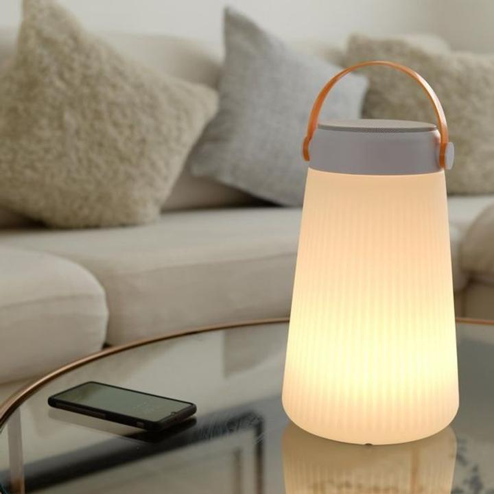 Produktbild Pallo Pout § POUT - EARS2 Enceinte Bluetooth extérieure portable avec LED Lanterne Gris