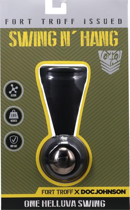 Actual product image Doc Johnson Swing N' Hang - Ball Stretcher - Black (5.33 cm)