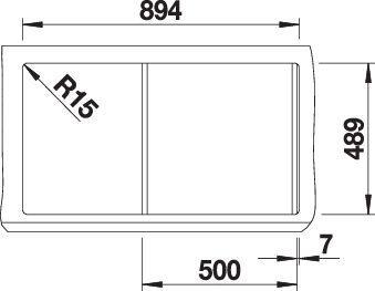 Produktbild Blanco Classic Pro 5 S-IF (Einbauspüle, 51 cm, 91.50 cm)