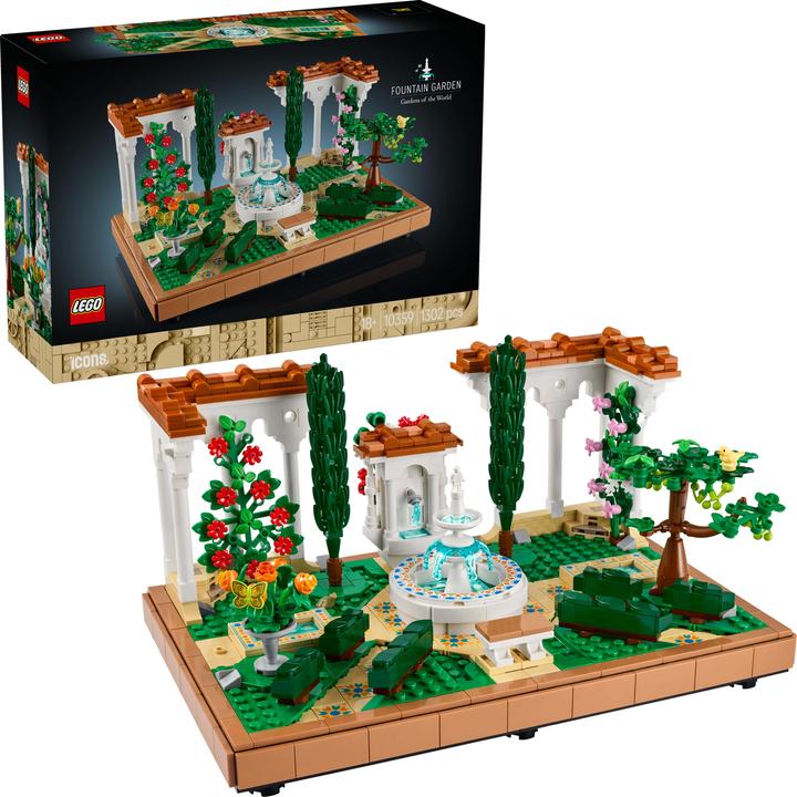 Produktbild LEGO Springbrunnen Garten (10359, LEGO Icons)