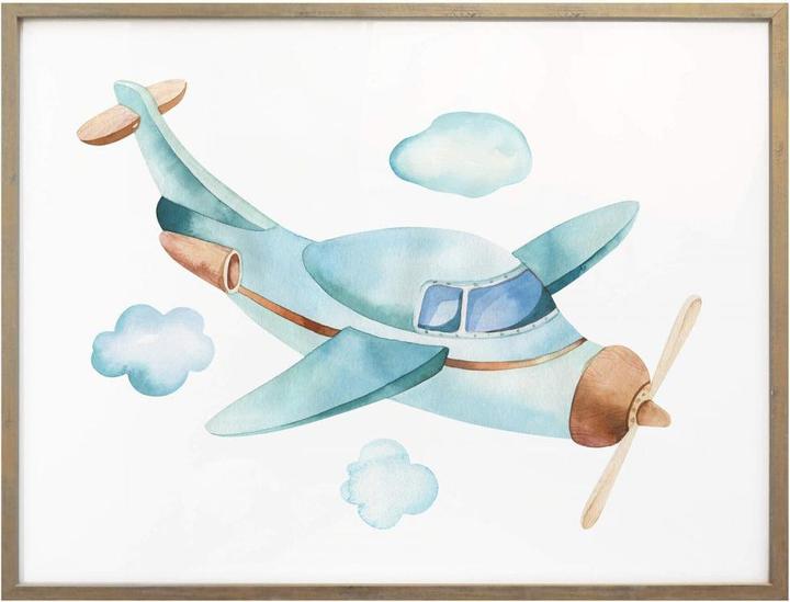 Produktbild Trenddeko Kvilis - Das Flugzeug (80 x 100 cm)