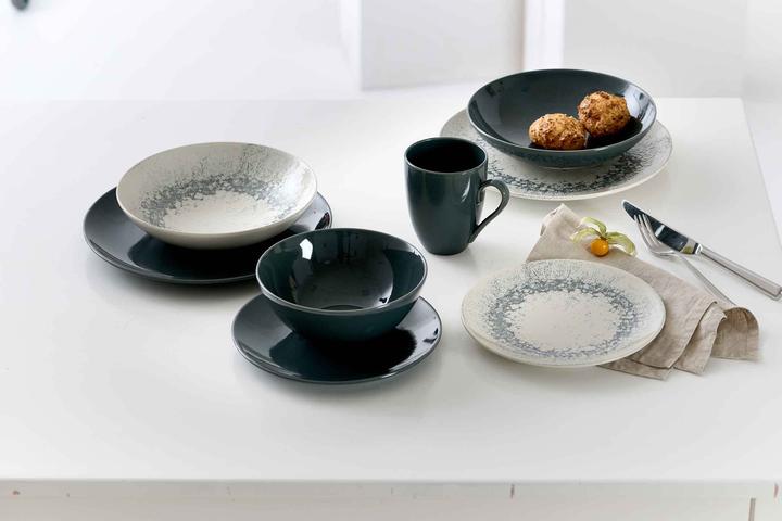 Image du produit Ritzenhoff & Breker Assiette à dessert CECINA GRAU, 205 mm en grès, lavable au lave-vaisselle, avec glaçure colorée (1 x, 20.50 cm)