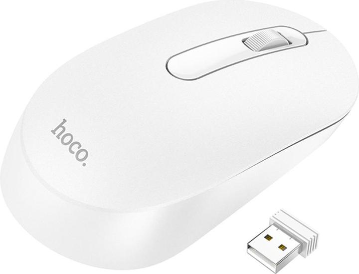 Hoco - Wireless Mouse Platinum (GM14) - 2.4G, 1200 DPI, 3D Button - White