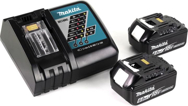 Produktbild Makita DJR 360 RG Akku Reciprosäge 36V ( 2x18V ) Brushless Säbelsäge + 2x 6,0 Ah Akku + Ladegerät