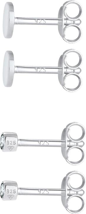 Image du produit Elli Boucles d'oreilles en cristal, plaquettes (Argent sterling 925, Cristal de verre)