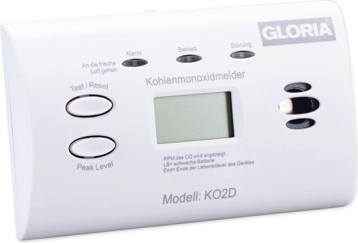 Produktbild Gloria Haus und Garten 002518.0571 Kohlenmonoxid-Melder batteriebetrieben detektiert Kohlenmonoxid