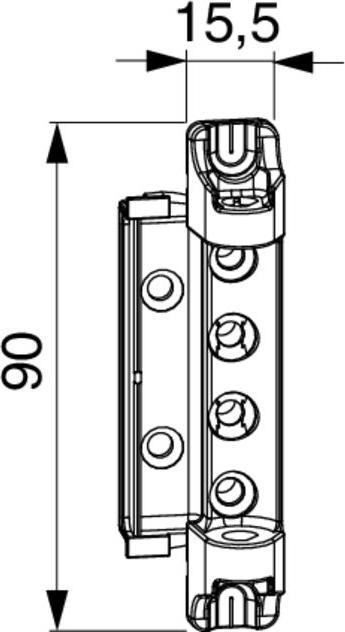 Produktbild Maco Scherenlager DT160, 4/18 und 12/18 mm, 160 kg, silber (227470)
